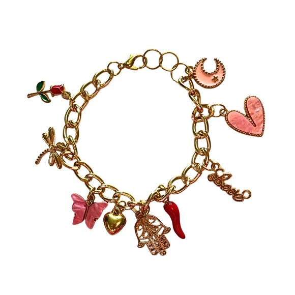 Pink Charm Bracelet - Picture 2 of 6